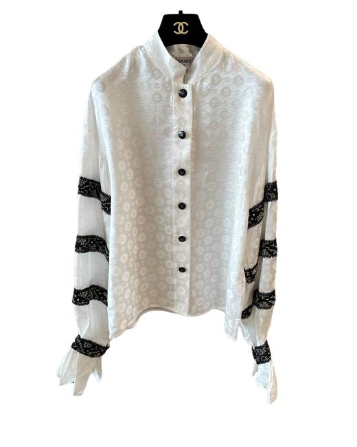 女款蕾丝钉珠长袖衬衫ba025 商品图0