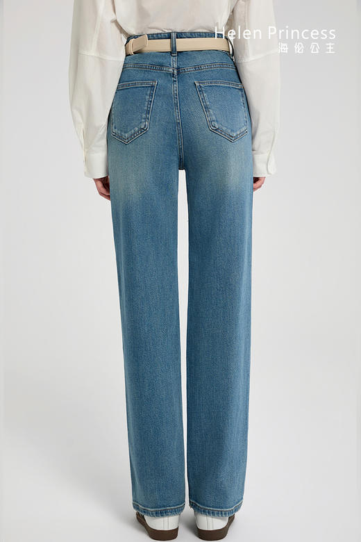 弹力窄版牛仔裤 商品图2