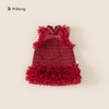 宥宝童装女童红色背心裙秋冬新款女宝宝洋气小香风公主网纱蛋糕裙 商品缩略图0