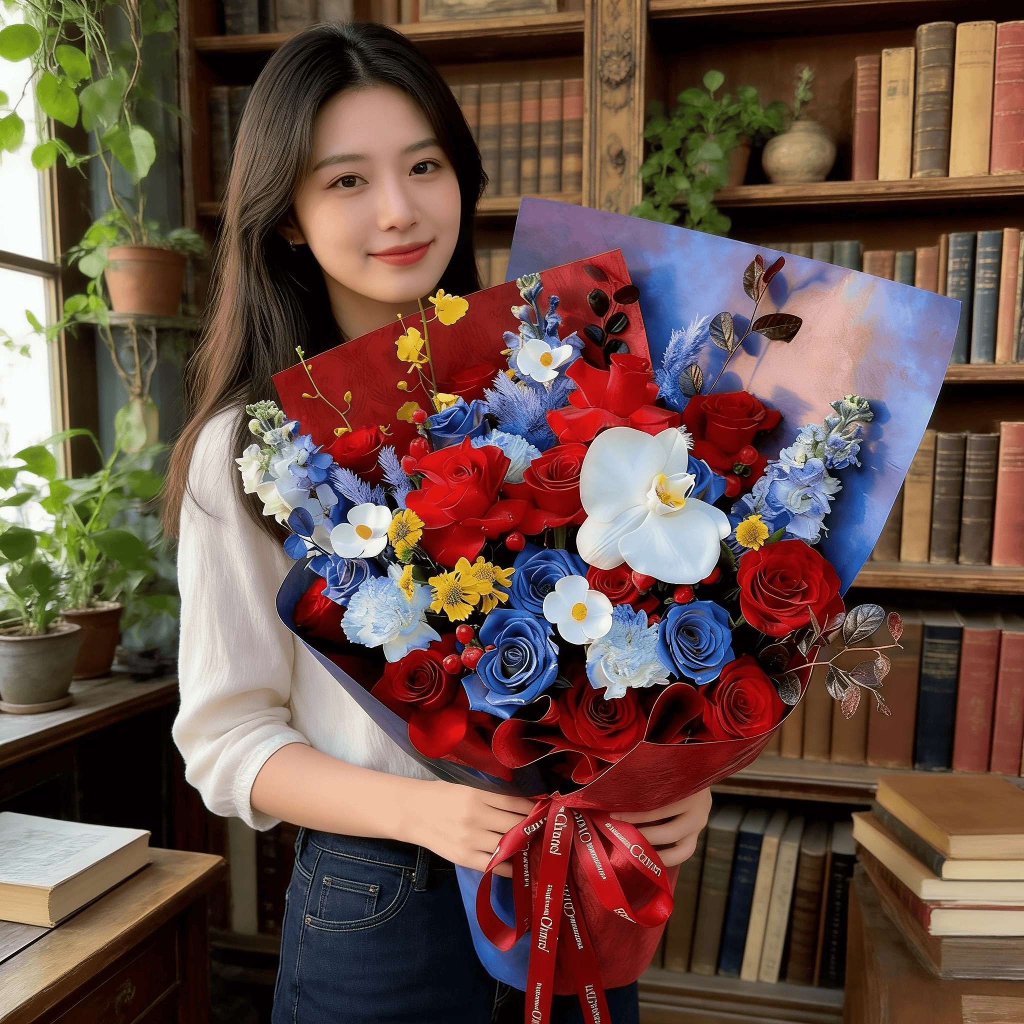 你浅浅的微笑就像乌梅子酱----19支29支乌梅子酱花束抱抱桶三选一