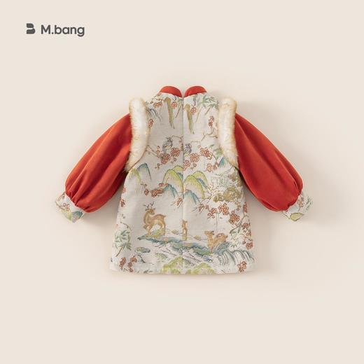 宥宝童装女童旗袍连衣裙新款儿童国风汉服小女孩新中式唐装拜年服 商品图3