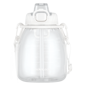 ABF875WHTBR 乐扣乐扣Lock&Lock 【配杯刷】大容量带吸管啵啵桶外出便携水壶塑料杯学生水杯