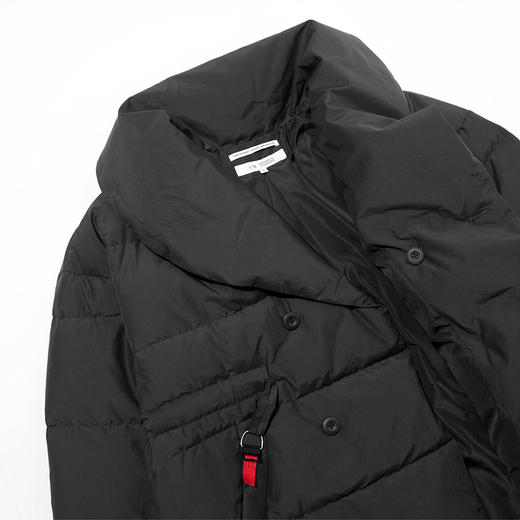 F/CE RECYCLED DOWN SHAWL COLLAR 男女中性款青果领羽绒大衣 商品图1