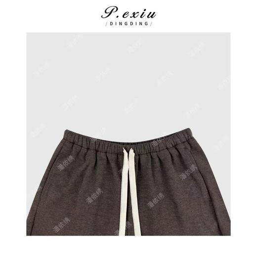 A008潘依绣丁丁宠粉松弛感百搭时髦减龄松紧腰抽绳休闲裤Q55894 商品图2