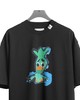 中性款卡通涂鸦印花短袖T恤he019 商品缩略图2