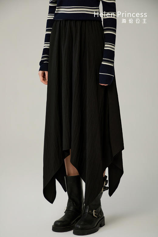 度假风不规则下摆半身裙 商品图1