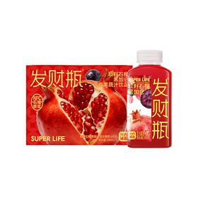 软籽石榴黑加仑果蔬汁发财瓶 310ml/瓶  A-5761（效期26-10）