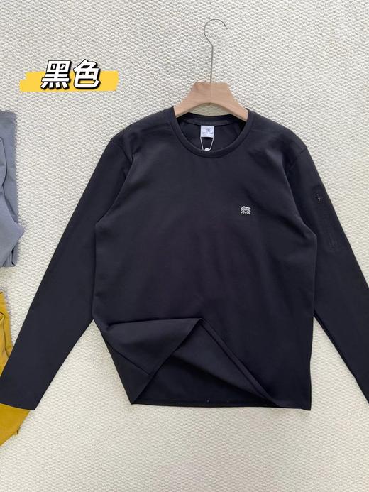 F020241春款2026户外长袖T恤男士防晒UPF50+热压圆领上衣 商品图12