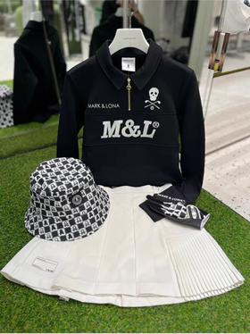 M&L家新款女士半拉链长袖上衣来了！超经典款式，半拉链翻领设计，不同场合都可以轻松搭配。内里磨毛功能面料，保暖舒适，撞色绣花及金色拉链让整体风格极其减龄！polo领斯文又时髦！