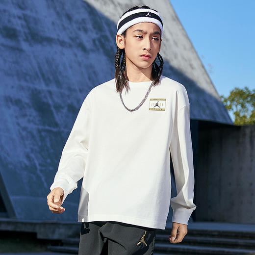 JORDAN 春 大童小童 长袖T恤 JDB-LS-F158 商品图4