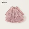 宥宝童装女童连衣裙春季新品儿童长袖蛋糕裙公主裙网纱小童裙子 商品缩略图3
