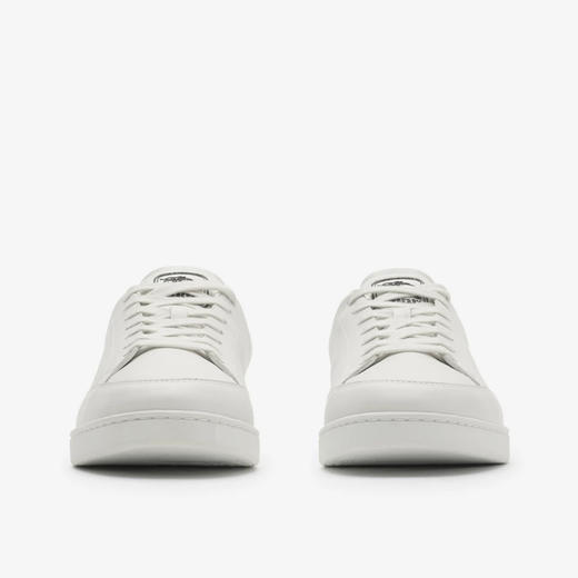 BURBERRY 巴宝莉 男士马术骑士徽标皮革 Set 休闲运动鞋 白色 8118850 A1464 商品图1