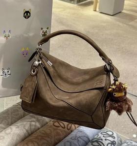 年后发 重磅渠道  puzzle牛巴戈小号  几何包  变形包  斜挎包  手提包 欧洲进口牛巴革绒面牛皮