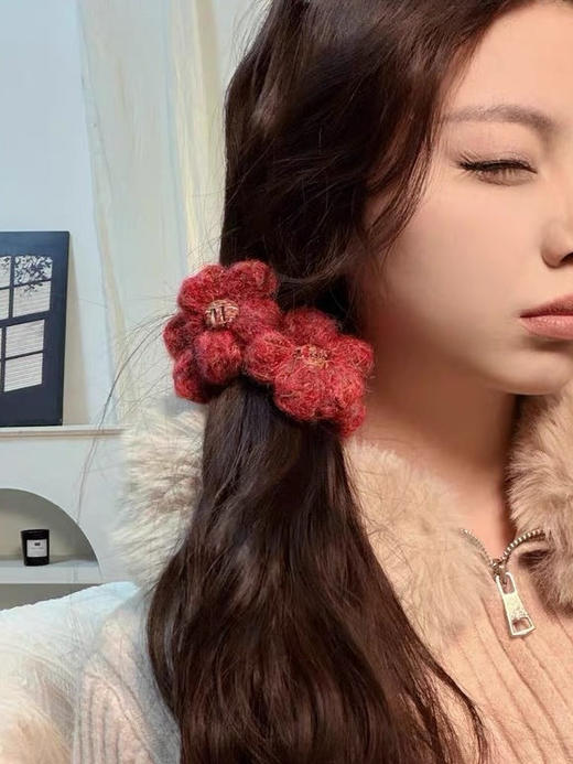 【秒杀】铂思亚PASIER 红轻奢法式耳钉&发箍&抓夹合集 商品图5