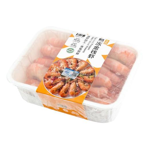 无抗熟冻金钱虾750g/盒 商品图1