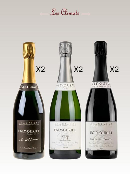 欧格丽初酿干型香槟*2+欧格丽陈酿除渣香槟*2+欧格丽黑中白老藤香槟*2 商品图0