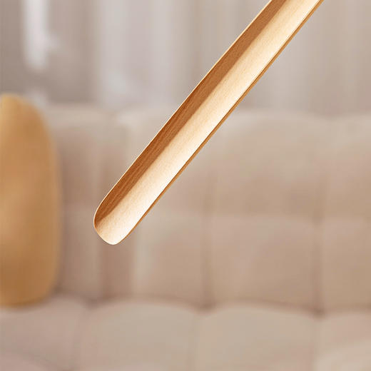 摩登主妇鞋拔子长柄款家用穿鞋神器老年人孕妇实木鞋抽便捷提鞋器 商品图0