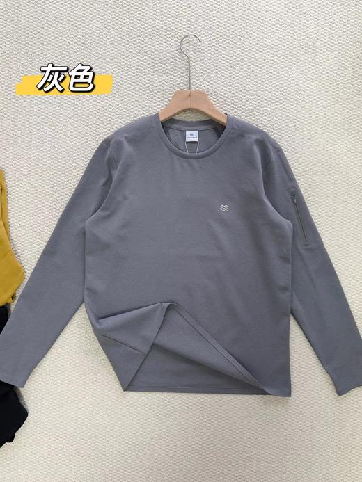 F020241春款2026户外长袖T恤男士防晒UPF50+热压圆领上衣 商品图14