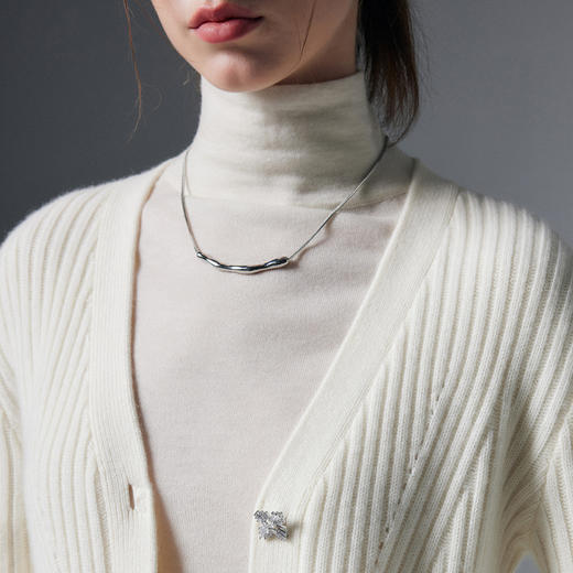 【咕咕同款】PALUOPO/PLV领女开衫ET23997R/约重350g帕罗 商品图5