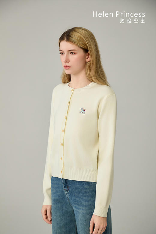 圆领小马针织开衫 商品图7