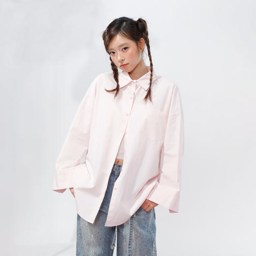 休闲宽松百搭长袖衬衫-纪念日百货门店同款169264538 商品图0