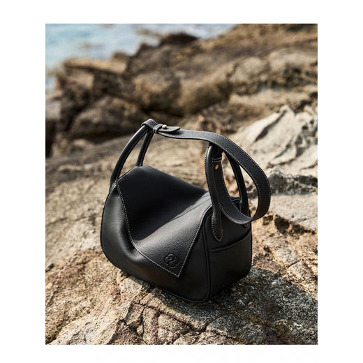 丁摩宫选元宝包头层牛皮枕头包单肩斜挎包通勤腋下包ALW 商品图0