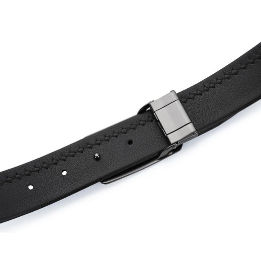 6923279468064 金利来goldlion 【头层牛皮】男士皮带男士腰带个性拉丝板扣男裤带腰带【1150MM】 商品图1