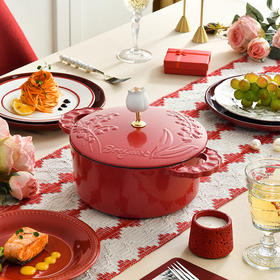 宝玑Breguet  铃兰花语系列22CM珐琅锅BGFT2201 
-都市红