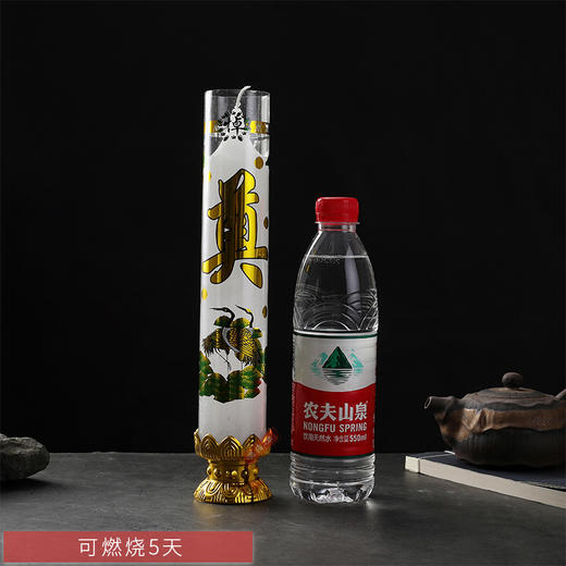 灵堂蜡烛祭祀白事殡葬上坟无烟水晶供奉拜祭长明灯白色奠蜡清明节 商品图2
