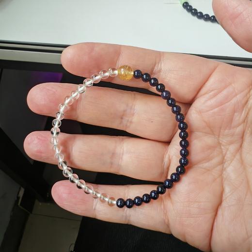 小众原创天然石手链女男 新中式国风百搭串珠手饰 马年转运手串DZQC-112 商品图3