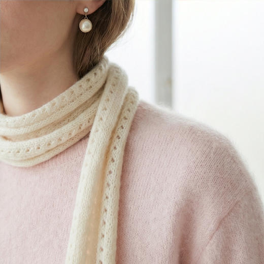 PALUOPO/PL 100%山羊绒 羊绒围巾ET2F8129R约重115g 配饰帕罗 商品图6