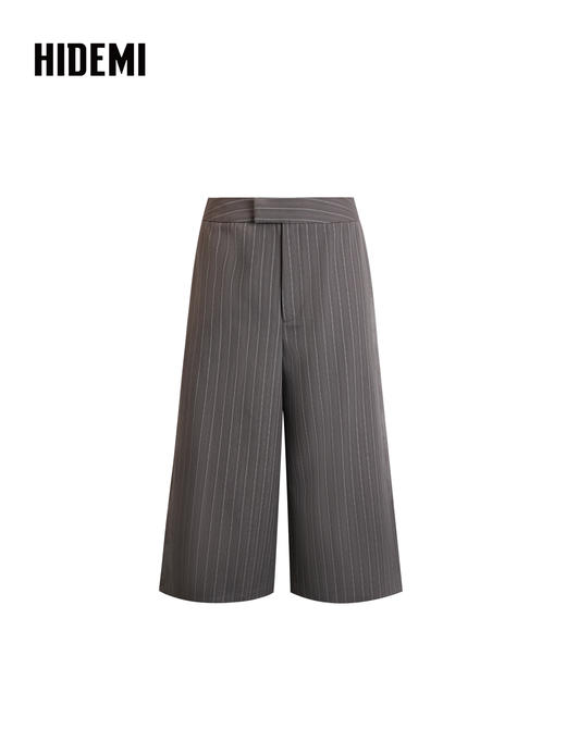 HIDEMI 美利奴羊毛短西装外套通勤上衣阔腿西八分裤套装 商品图13