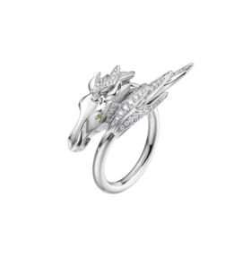 ［东方有境系列］18K金钻石戒指#御风