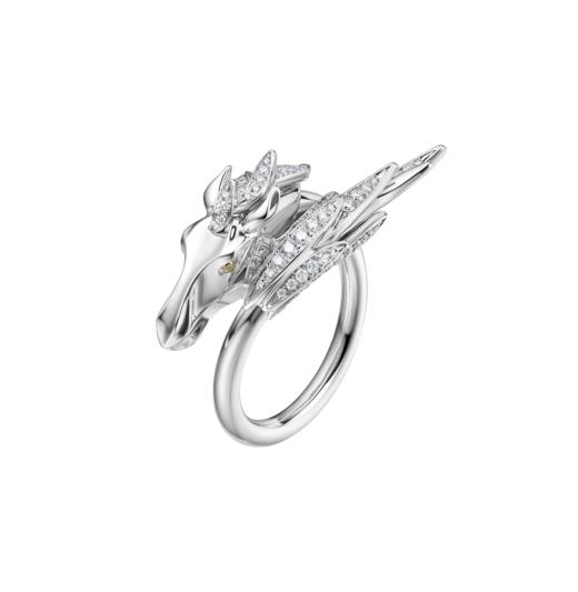 ［东方有境系列］18K金钻石戒指#御风 商品图0