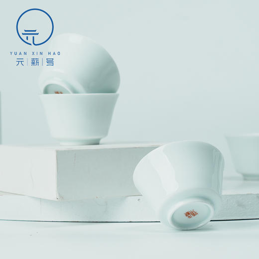 景德镇影青盖碗茶具套组（马蹄盖碗）【首发】 商品图3