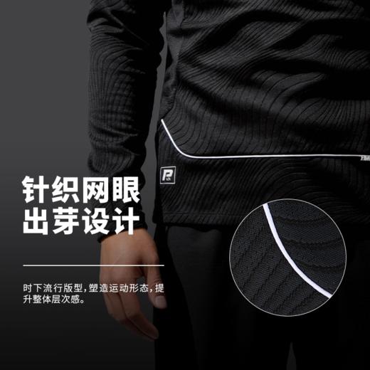 小李子FUNRY蜂锐F-DRY系列提花半拉链训练服冬季足球吸排透气马年限定版 商品图2