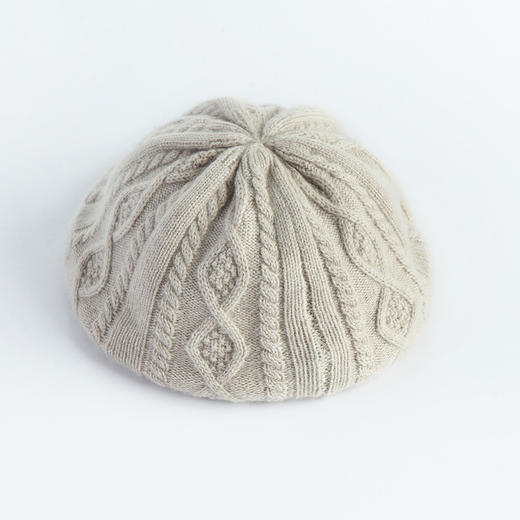 PALUOPO/PL 100%山羊绒羊绒帽子ET20039R-B约重80g 配饰帕罗 商品图14