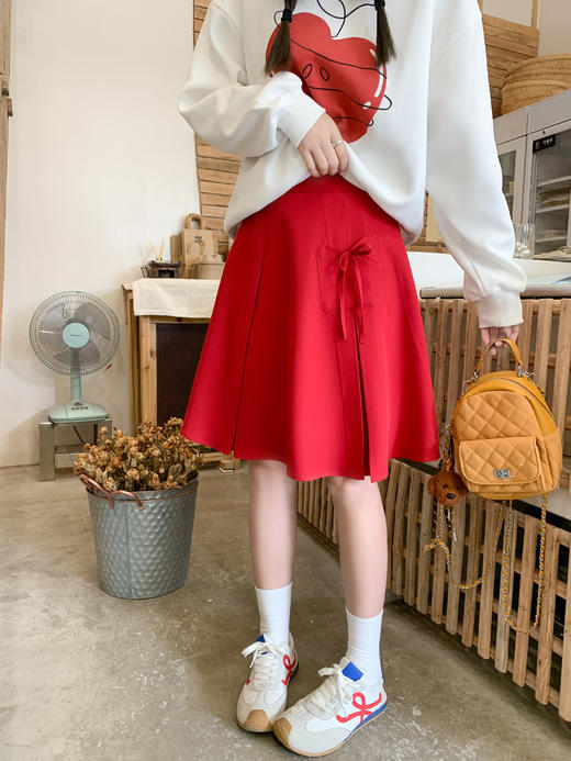 <曾小咸推荐>2.15现货秒杀 ！微信超特价！苹果印花卫衣 日常179.99 立减90 秒杀69.99！！蝴蝶结半裙 日常179.99 立减90 秒杀69.99！！ 商品图7