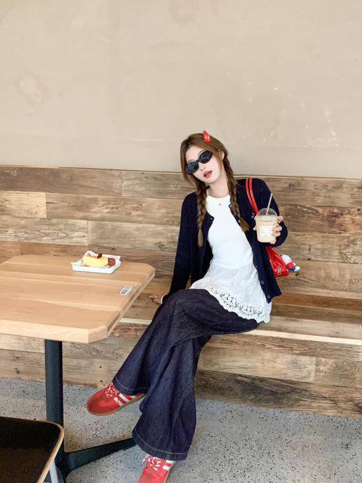 <曾小咸推荐>3.17现货秒杀 ！微信超特价！蕾丝下摆拼接长袖 日常119.99 立减50 秒杀69.99！！ 商品图7