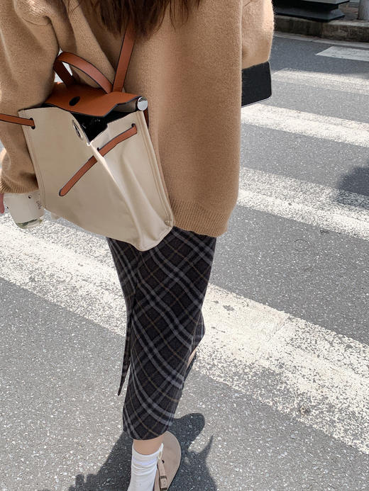 <曾小咸推荐>2.15现货秒杀 ！微信超特价！复古格子半裙 日常159.99 立减70 秒杀89.99！！ 商品图12