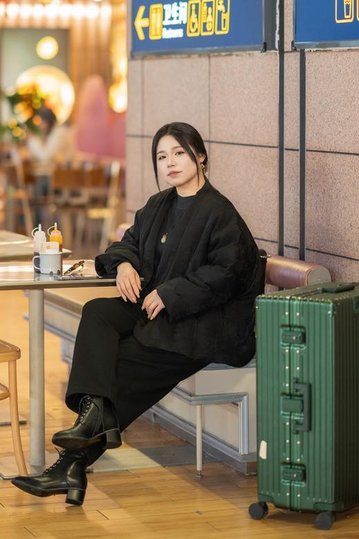 一周发货【磁吸扣 新中式交领羽绒服】90白鸭绒填充，轻盈不压肩，竹纹提花，无领外套，百搭文艺范十足，面布：42%人丝，48%莫代尔，10%羊毛 商品图12