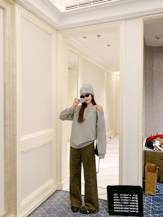 <曾小咸推荐>2.14现货秒杀 ！微信超特价！复古豹纹直筒牛仔裤 日常199.99 立减110 秒杀89.99！！ 商品图10