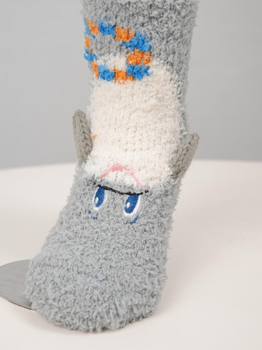 TUTUANNA 秋冬季居家毛毛船袜 16~18cm 2双/组 商品图4