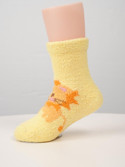 TUTUANNA 秋冬季居家毛毛船袜 18~20cm 2双/组 商品图3