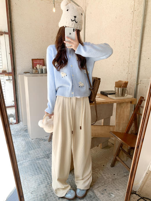 <曾小咸推荐>2.15现货秒杀 ！微信超特价！韩系刺绣毛衣 日常169.99 立减80 秒杀89.99！！ 商品图8