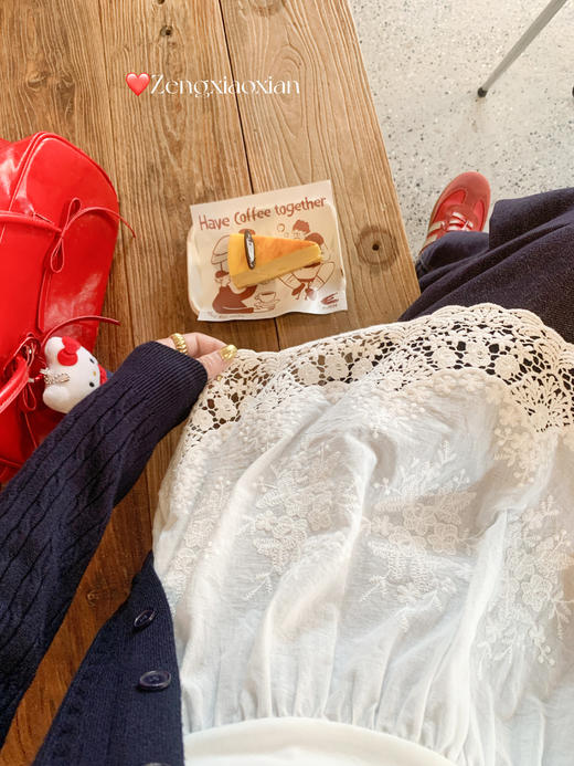 <曾小咸推荐>3.17现货秒杀 ！微信超特价！蕾丝下摆拼接长袖 日常119.99 立减50 秒杀69.99！！ 商品图12