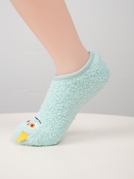 TUTUANNA 秋冬季居家毛毛船袜 22~24cm （M码）2双/组 商品图2