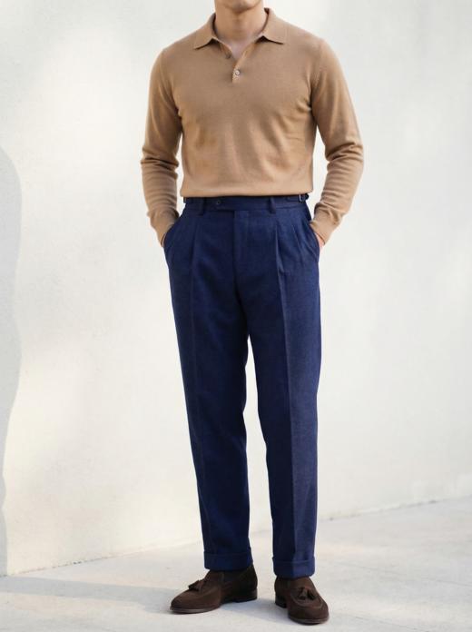 「20款可选」VBC for CISTES 120支澳洲美丽诺羊毛法兰绒意式工艺裤装 商品图4