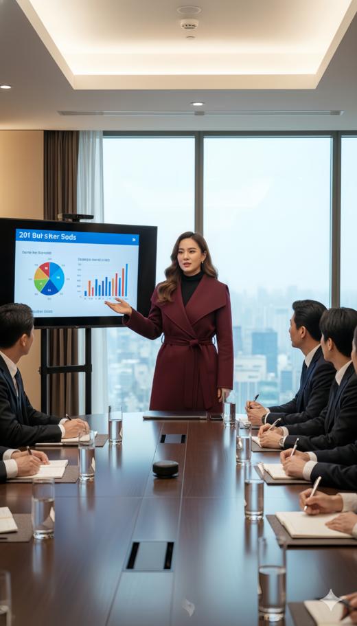 LIN HL 大翻领女人味双面手工腰带长大衣 商品图4