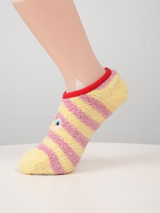 TUTUANNA 秋冬季居家毛毛船袜 22~24cm （M码）2双/组 商品图4